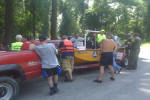 Lewsiburg missing child search August 17, 2009